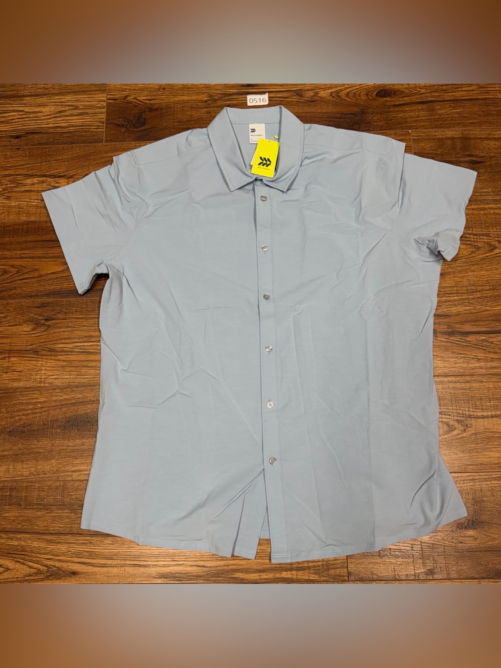 all in motion Men's Sky Blue Short-Sleeve Button-Down Shirt